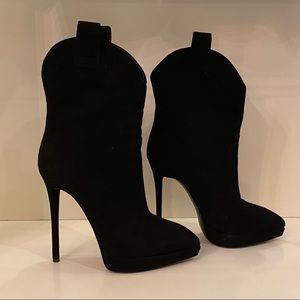 Giuseppe Zanotti Platform Suede Western Boot